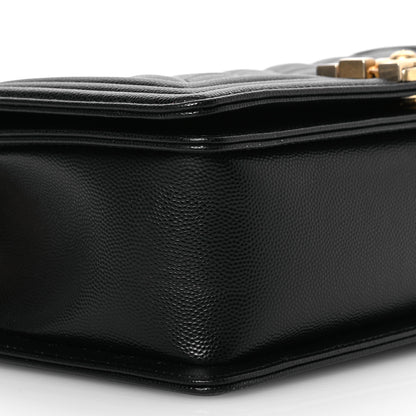Chanel Caviar Quilted Medium Boy Flap Black 10 of 11