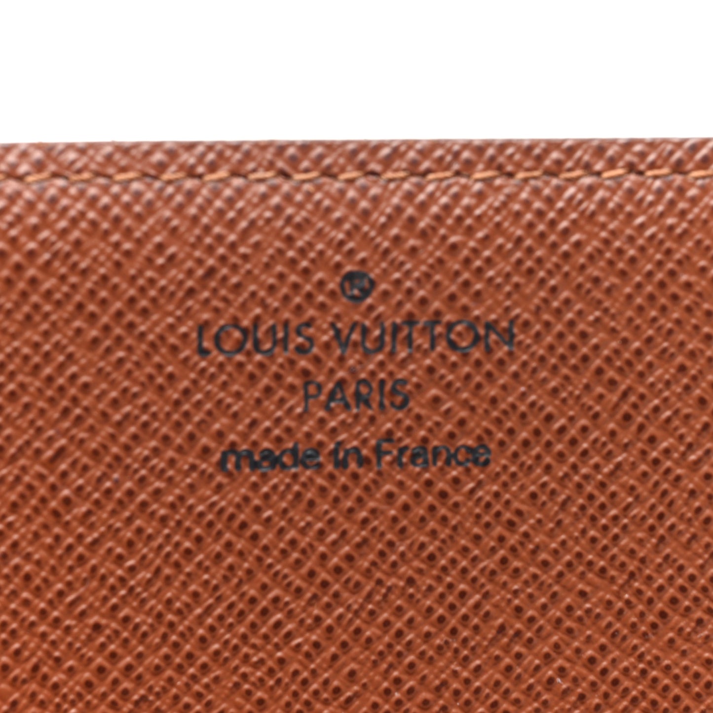 Monogram Checkbook Holder Wallet