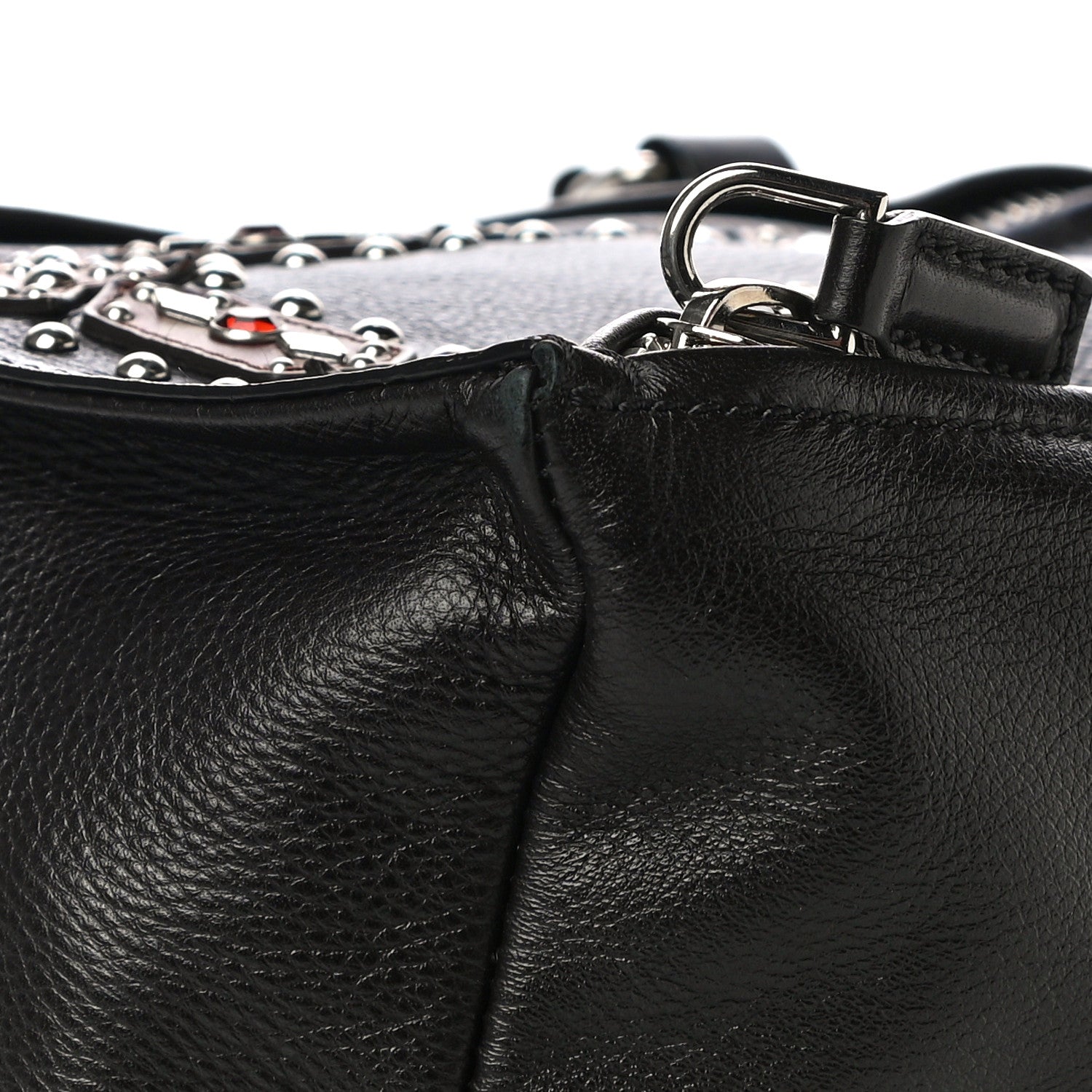 Givenchy Calfskin Small Studded Pandora Black Brown 7 of 8