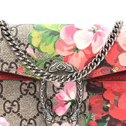 Gucci GG Supreme Monogram Blooms Super Mini Dionysus Shoulder Bag Beige Multicolor Dry Rose 7 of 9