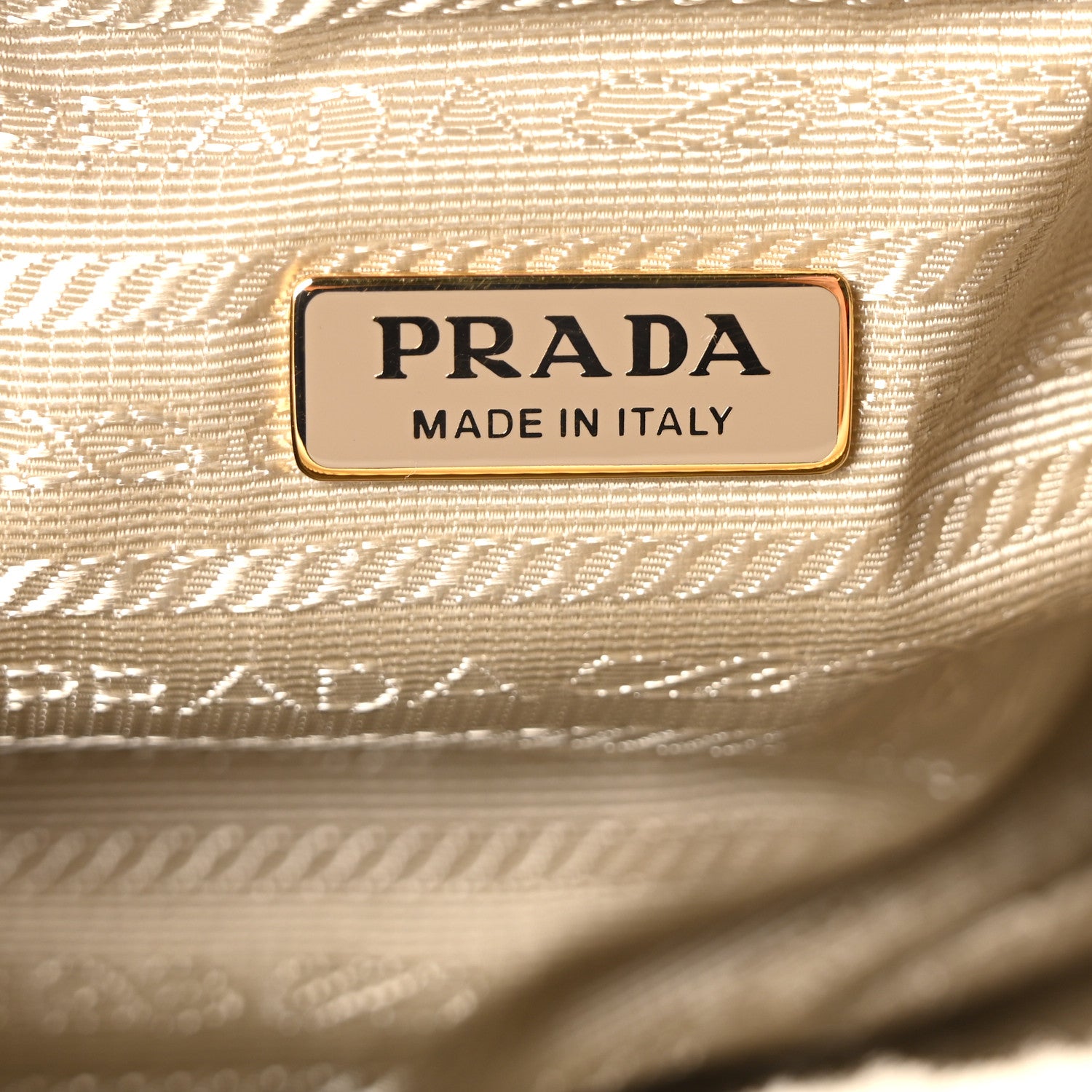 Prada Shearling Nappa Mini Re-Edition Shoulder Bag Ecru 11 of 21
