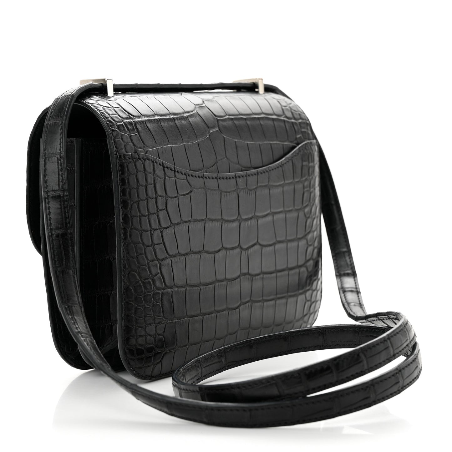 Matte Alligator Lizard Constance 18 Black Ombre