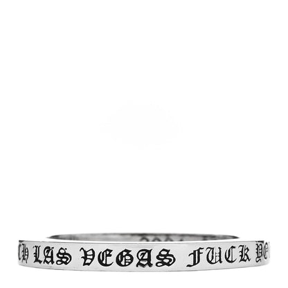 Chrome Hearts Sterling Silver CH Las Vegas Fck You Spacer Ring 65 11 1 of 5