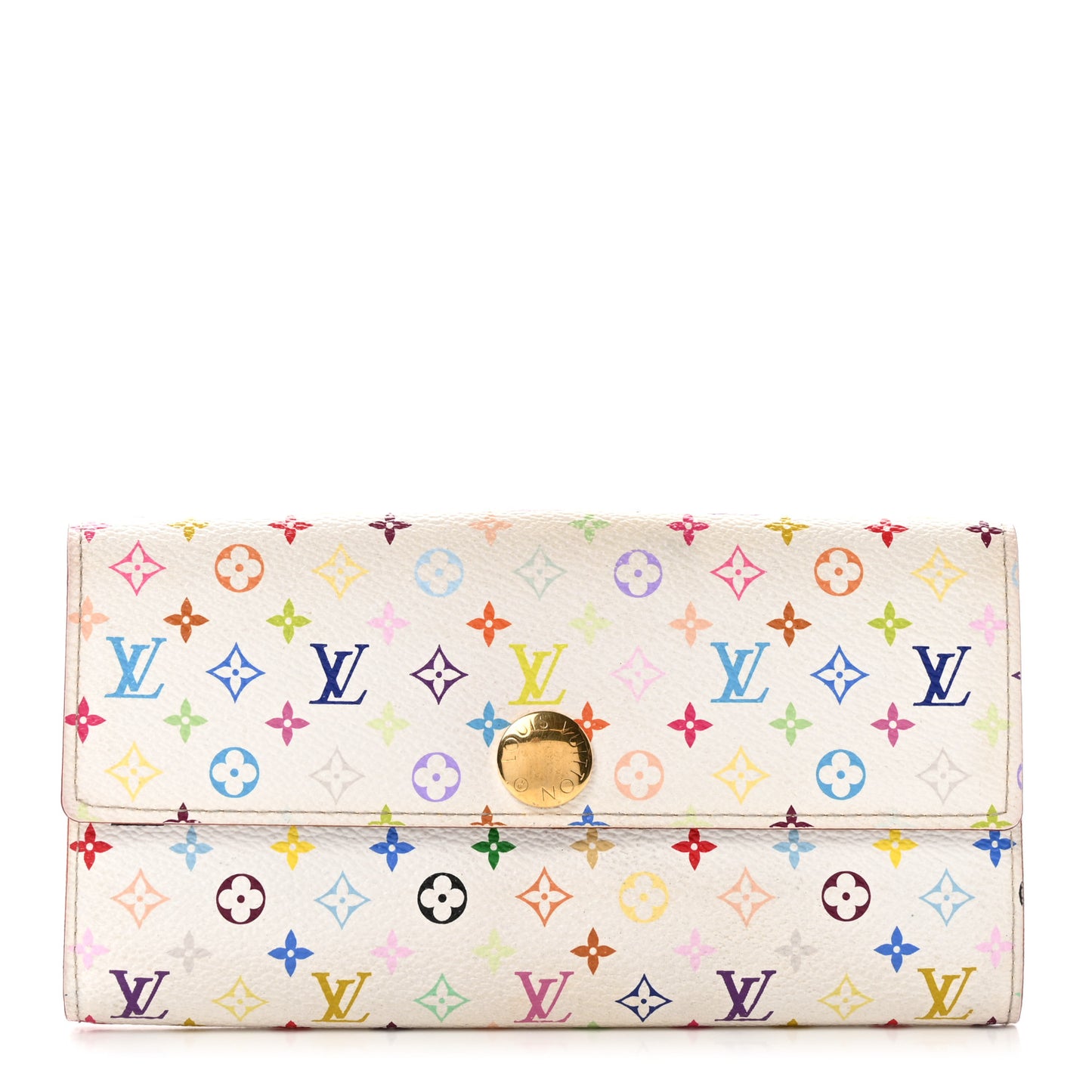 Monogram Multicolor Sarah Wallet White Grenade