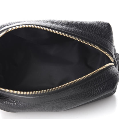 Gucci Pebbled Calfskin Large Soho Cosmetic Case Black 4 of 9