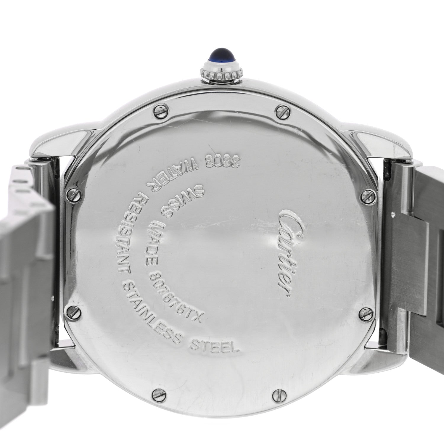 Cartier Stainless Steel 36mm Ronde Solo Quartz Watch 4 of 4