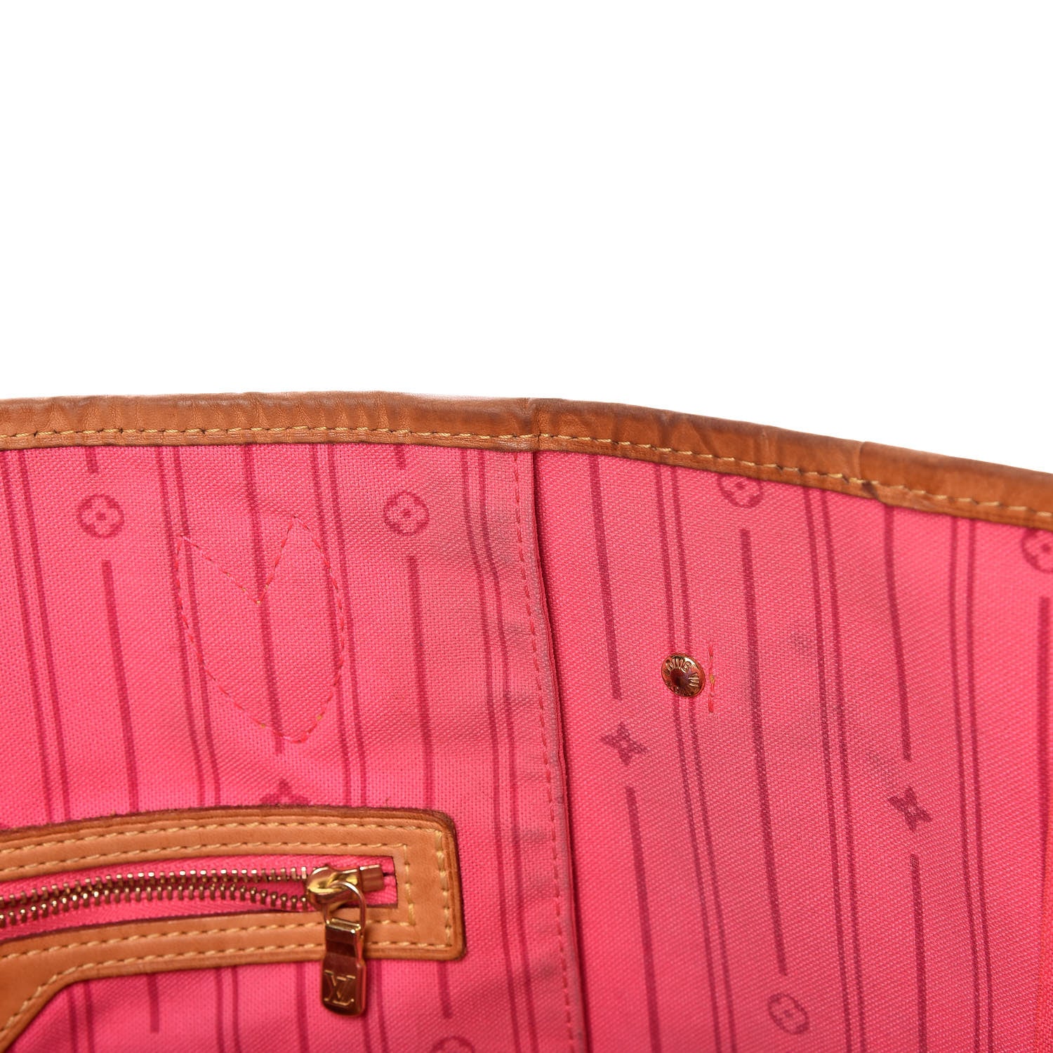 Louis Vuitton Monogram Roses Neverfull MM 16 of 21