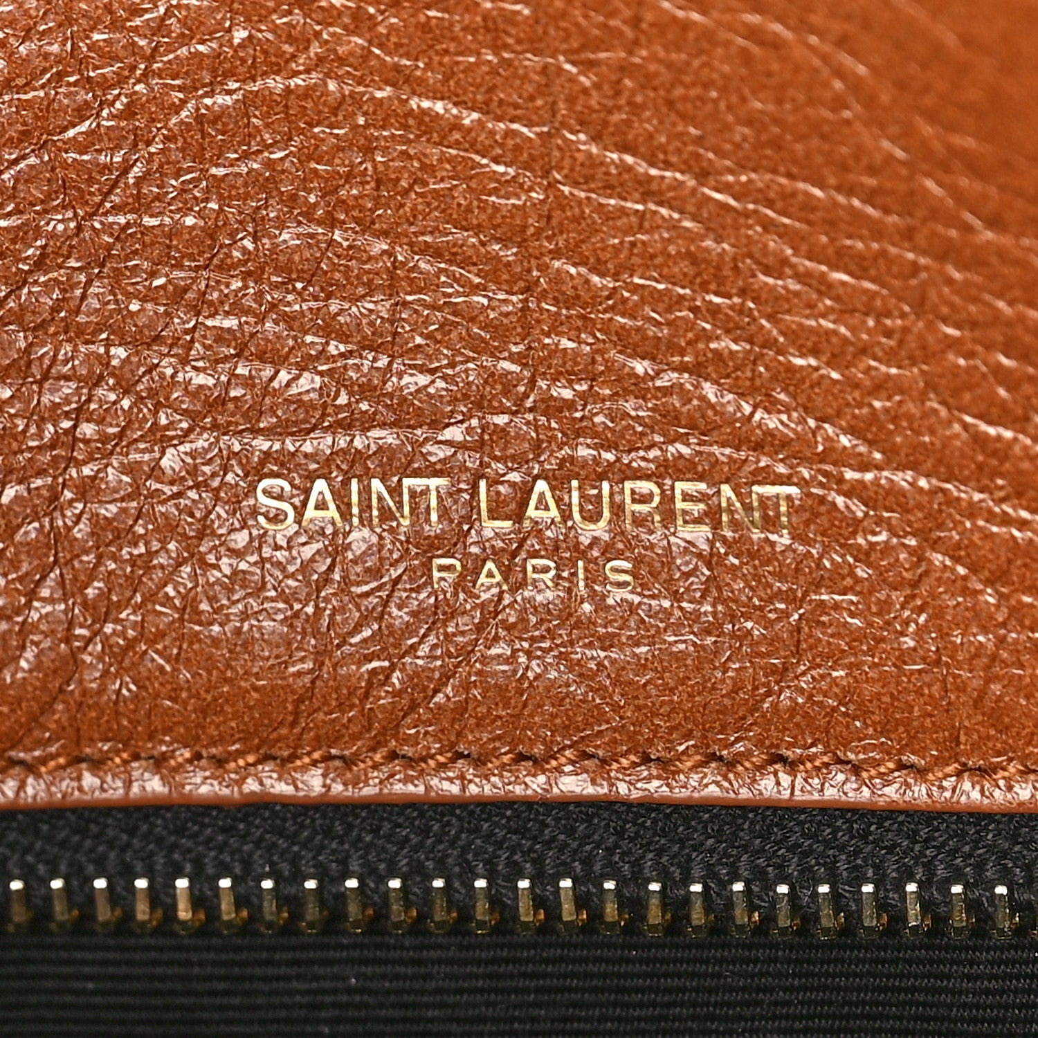 Saint Laurent Crinkled Calfskin Matelasse Monogram Medium Niki Chain Satchel Caramel 7 of 9
