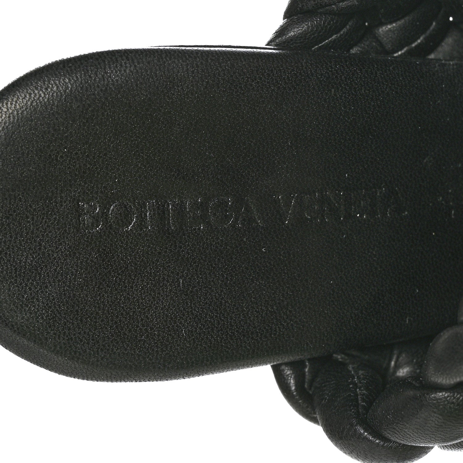 Bottega Veneta Nappa Padded Intreccio The Curve Sandals 40.5 Black 11 of 15