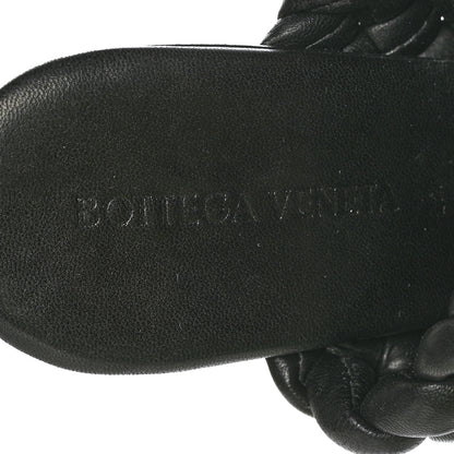 Bottega Veneta Nappa Padded Intreccio The Curve Sandals 40.5 Black 11 of 15