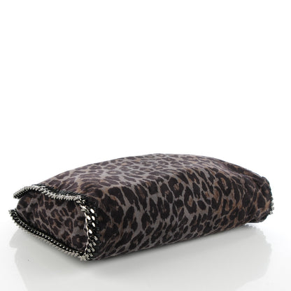 Stella McCartney Leopard Shaggy Deer Small Falabella Tote Grey 4 of 11
