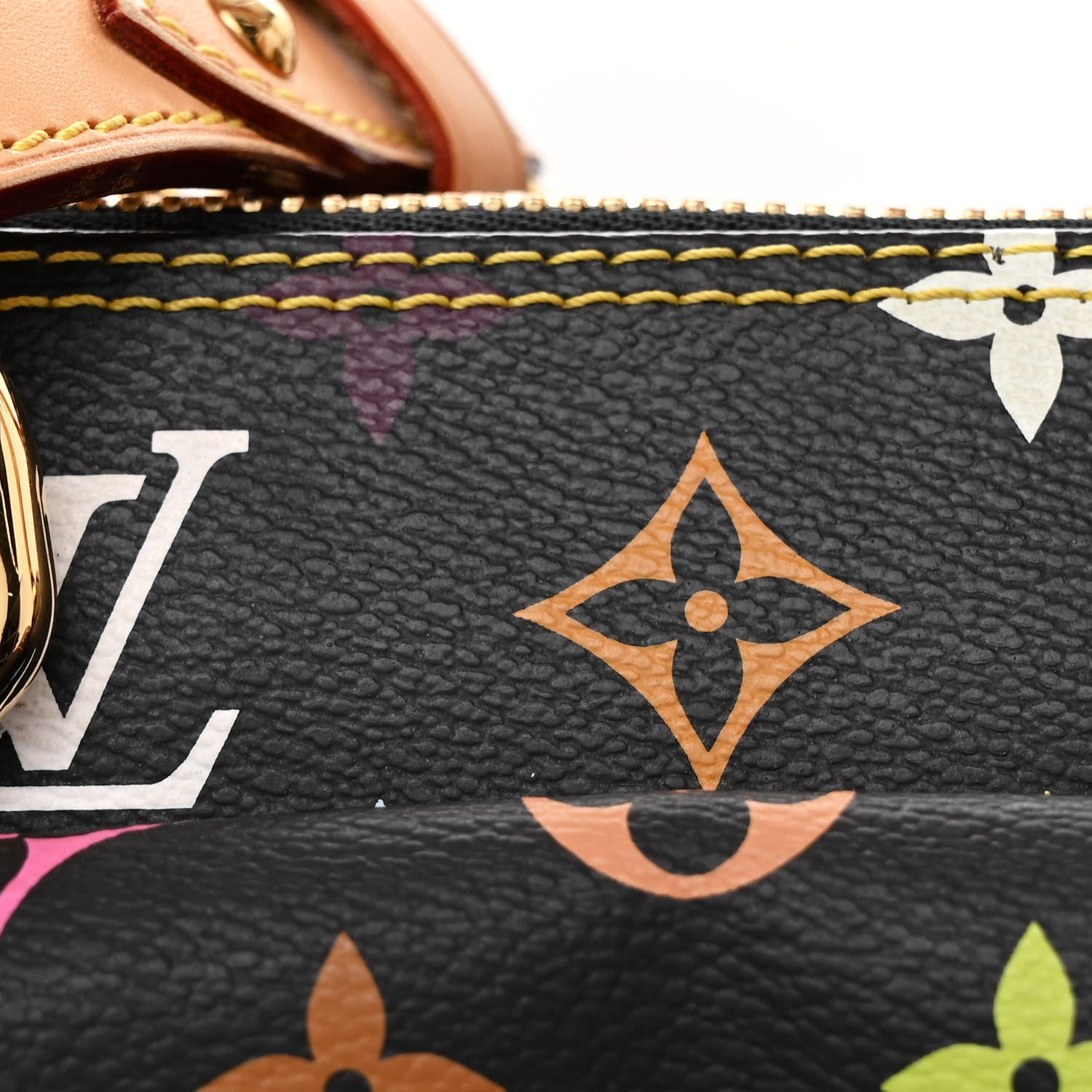 Louis Vuitton Monogram Multicolor Rita Black 7 of 9