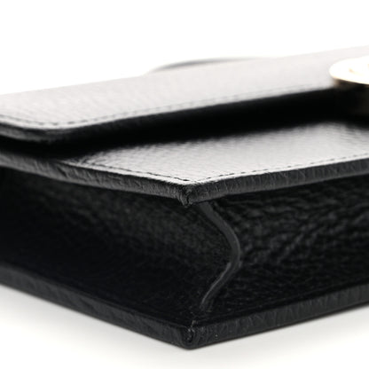 Gucci Dollar Calfskin Interlocking G Chain Wallet Black 9 of 11