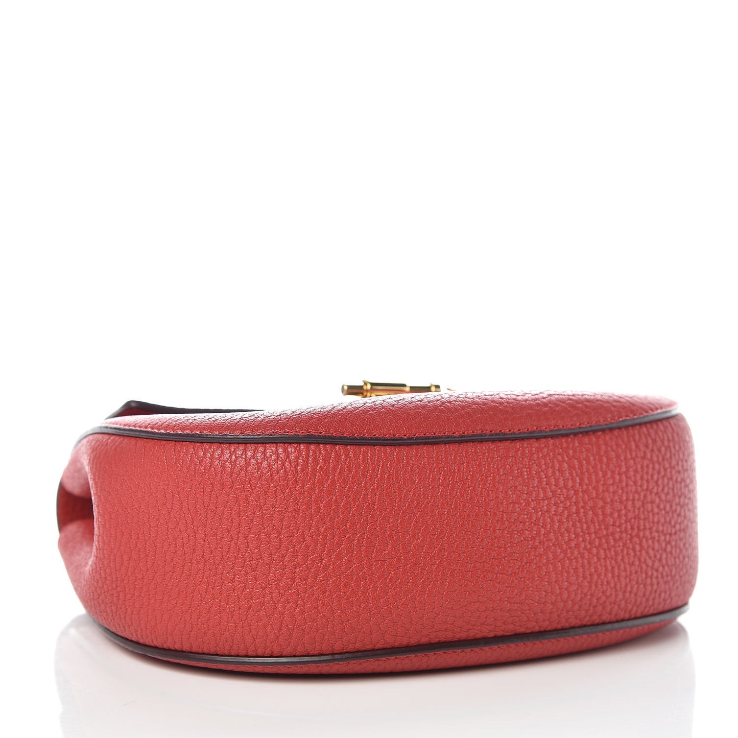 Grained Lambskin Mini Drew Shoulder Bag Plaid Red
