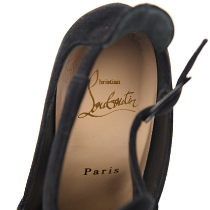 Christian Louboutin Veau Velours Canadada 100 Booties 39 Black 7 of 7