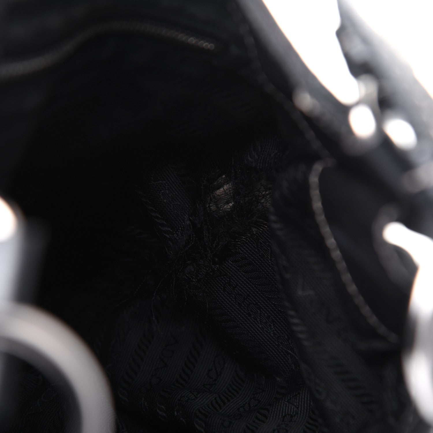 Prada Tessuto Nylon Hobo Black 26 of 27