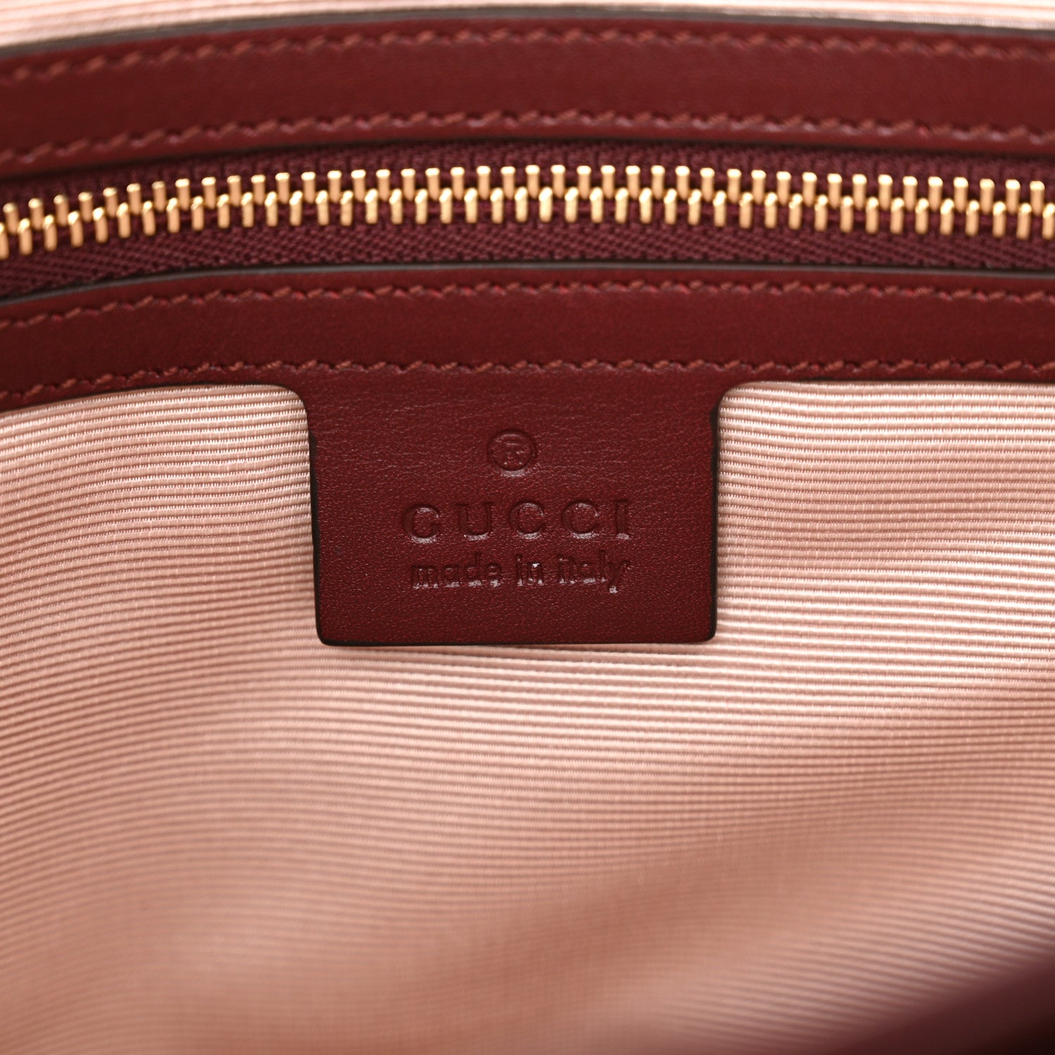 Gucci Vitello Palmellato Lux Large Arli Top Handle Bag Vintage Bordeaux 7 of 12