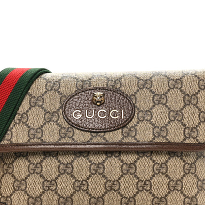 Gucci GG Supreme Monogram Neo Vintage Web Belt Bag Brown 8 of 11