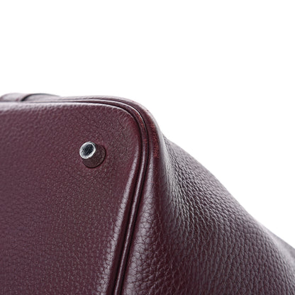 Hermes Taurillon Clemence Picotin Lock 26 GM Prune 13 of 14