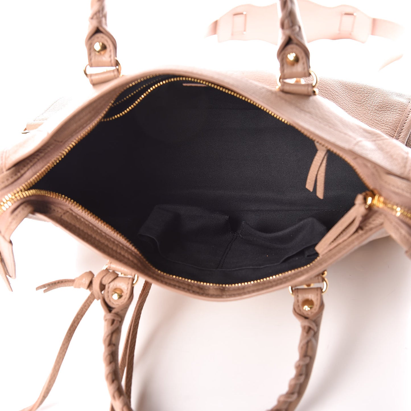 Chevre Gold Metallic Edge Hardware S City Rose Des Sables