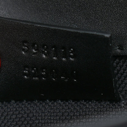 Gucci GG Supreme Monogram Web Slim Belt Bag Black Grey 7 of 9