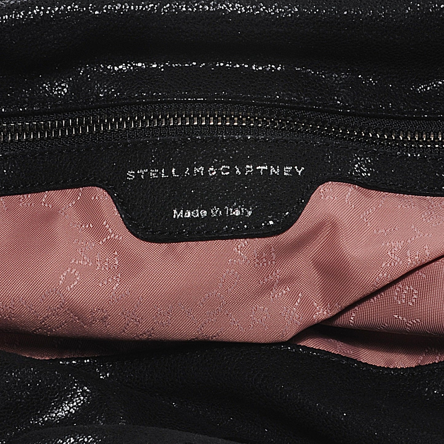 Faux Leather Falabella Black