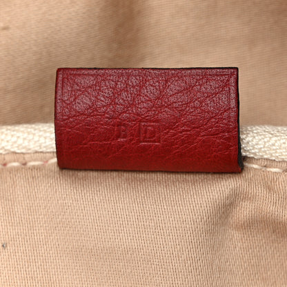 Hermes Taurillon Clemence Victoria II 43 Travel Rouge H 6 of 9