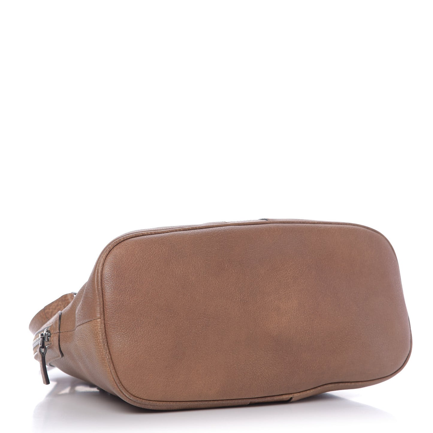 Calfskin Medium Web Dome Bag Brown