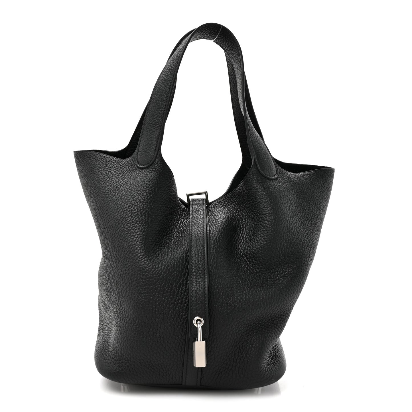 Taurillon Clemence Picotin Lock 22 MM Black