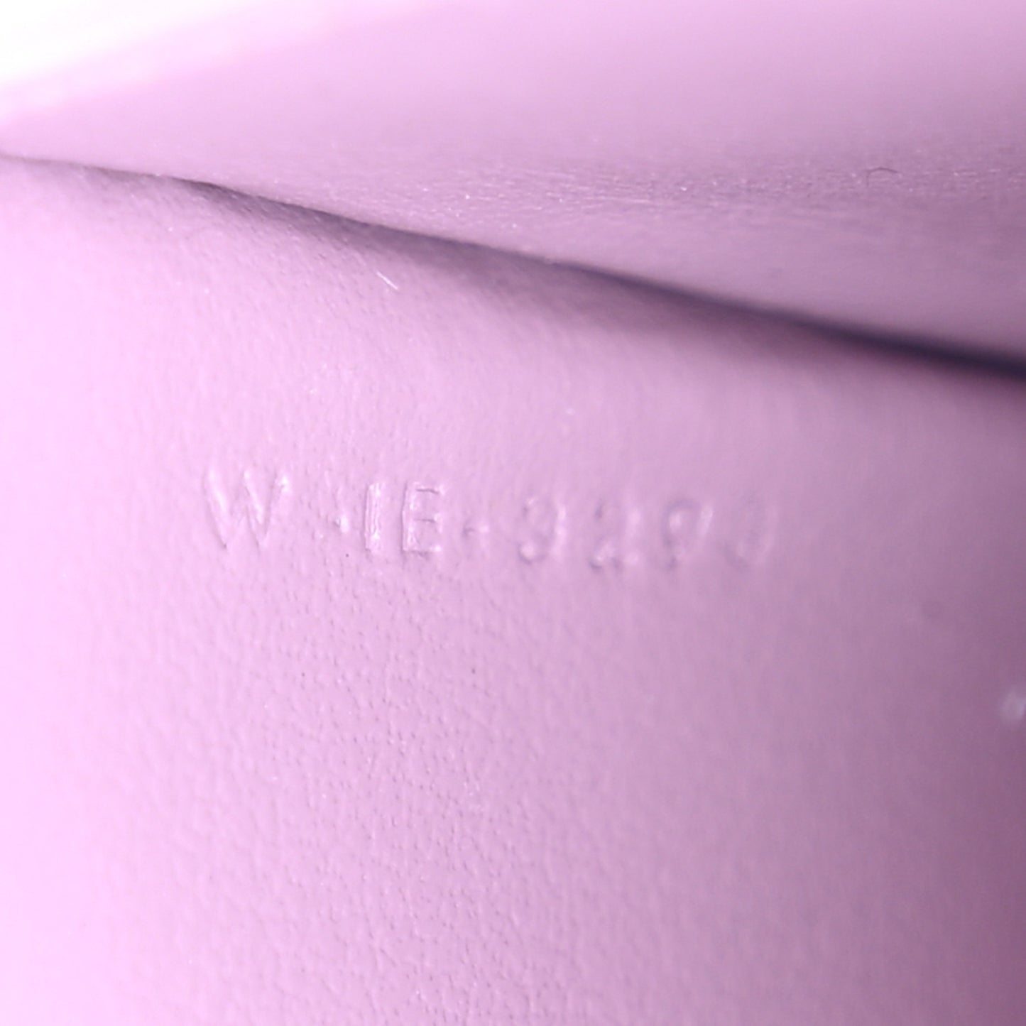 Shiny Calfskin Triomphe Card Holder Petal