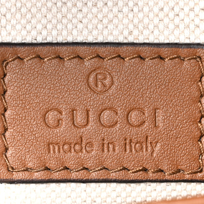 Gucci GG Supreme Monogram Horsebit 1955 Soft Small Shoulder Bag Beige Brown Sugar 6 of 9
