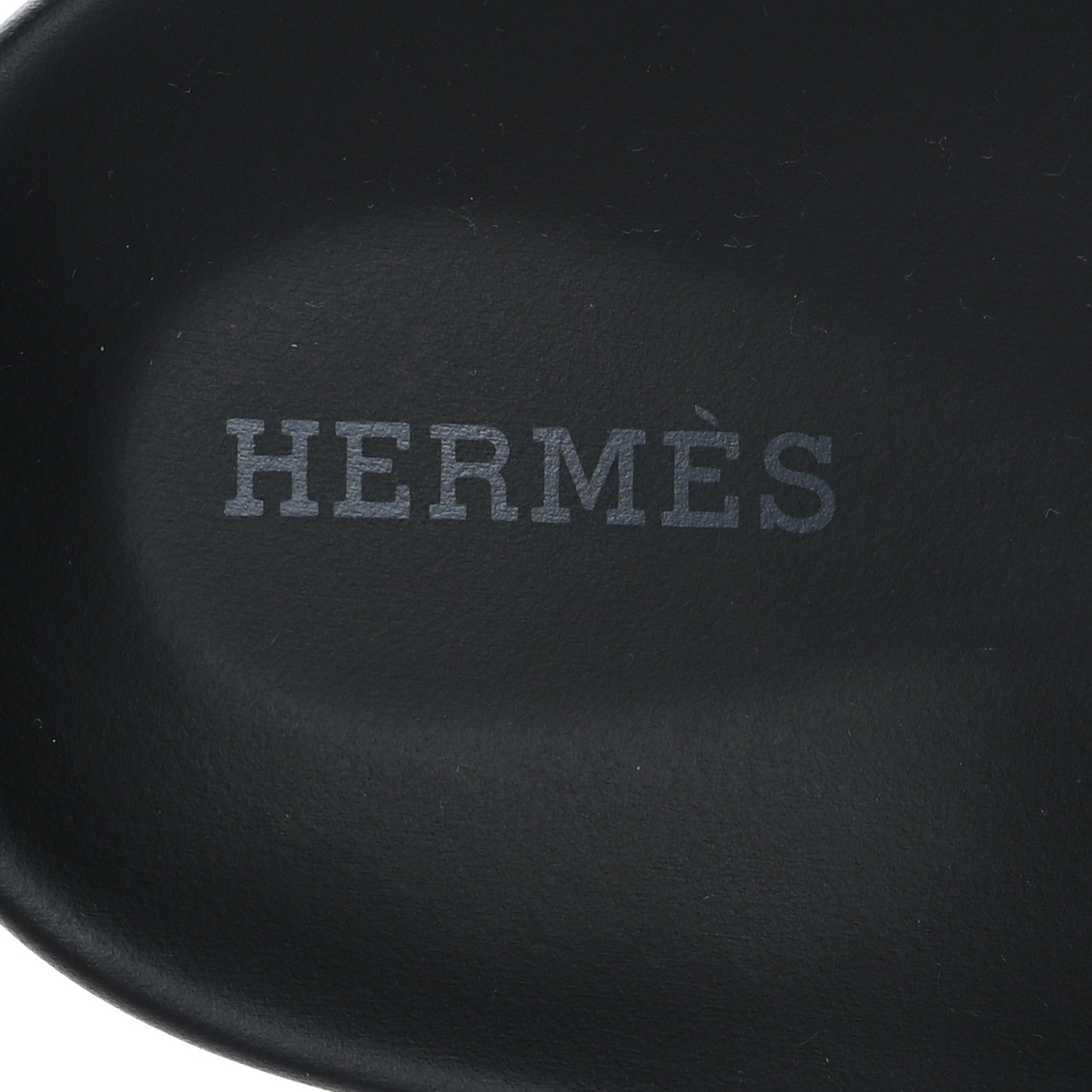 Hermes Calfskin Womens Chypre Sandals 38.5 Black 7 of 9