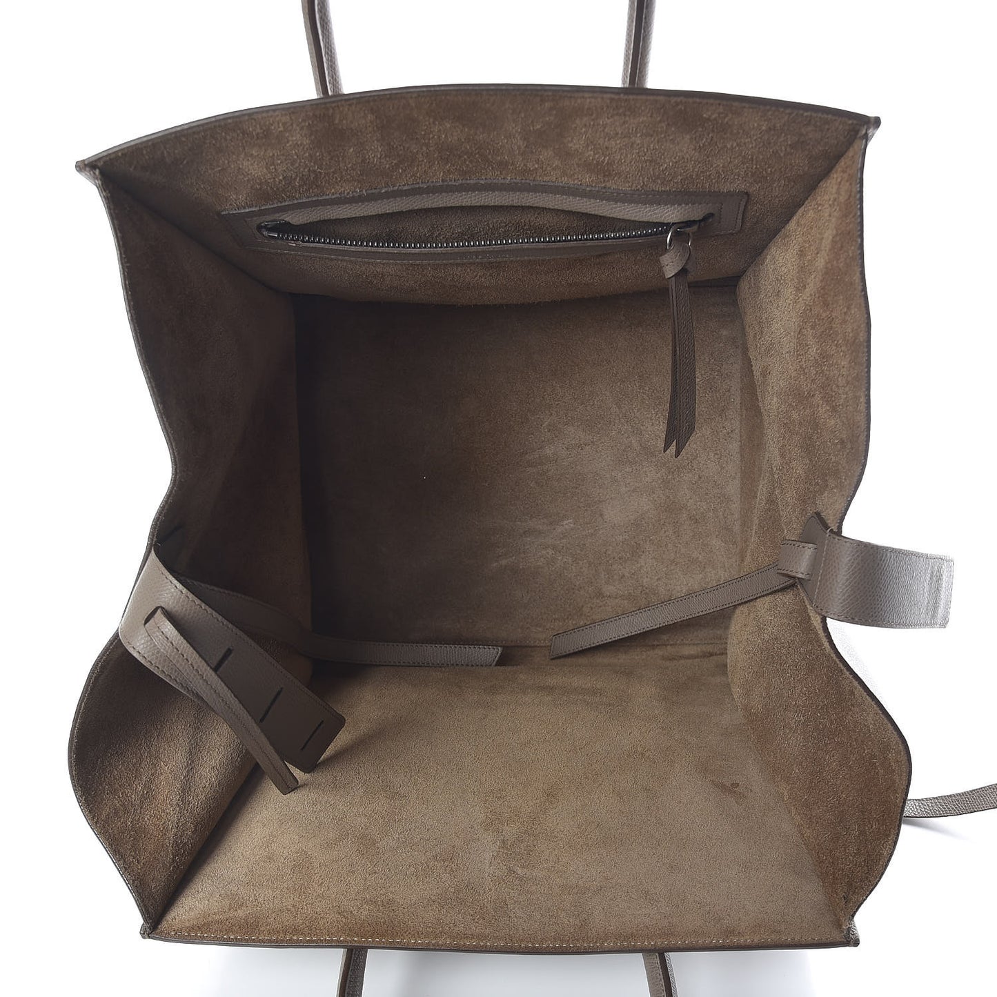 Grained Calfskin Medium Phantom Luggage Taupe