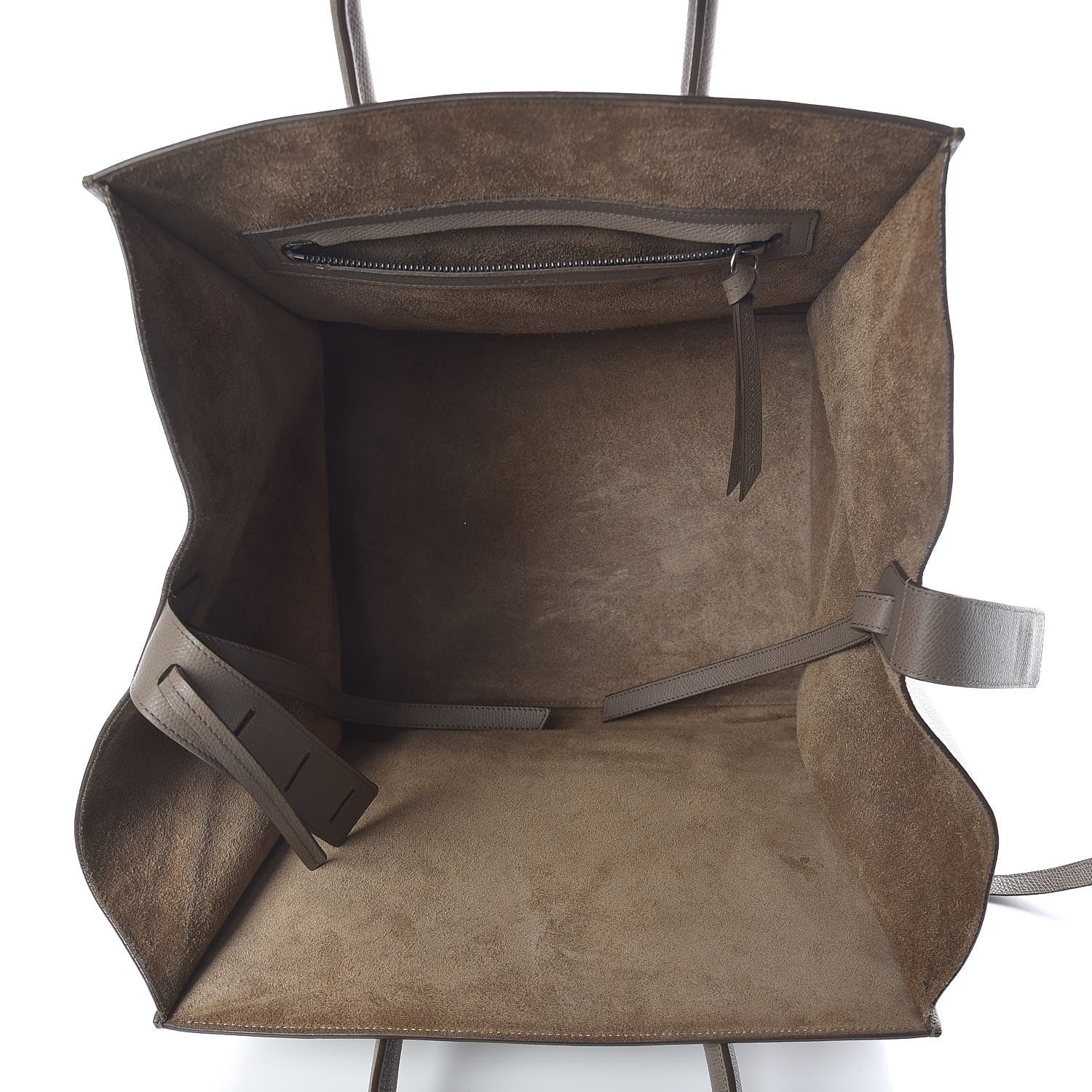 Celine Grained Calfskin Medium Phantom Luggage Taupe 5 of 9