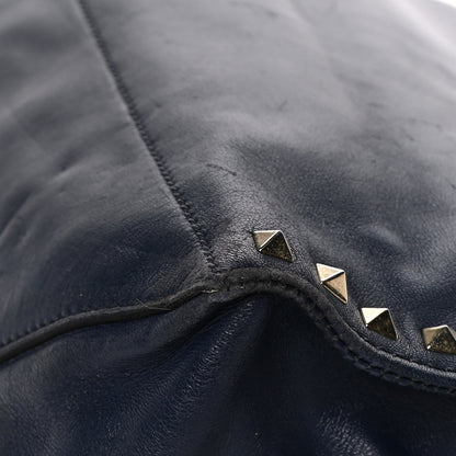 Valentino Garavani Nappa Medium Rockstud Soft Tote Marine 36 of 42