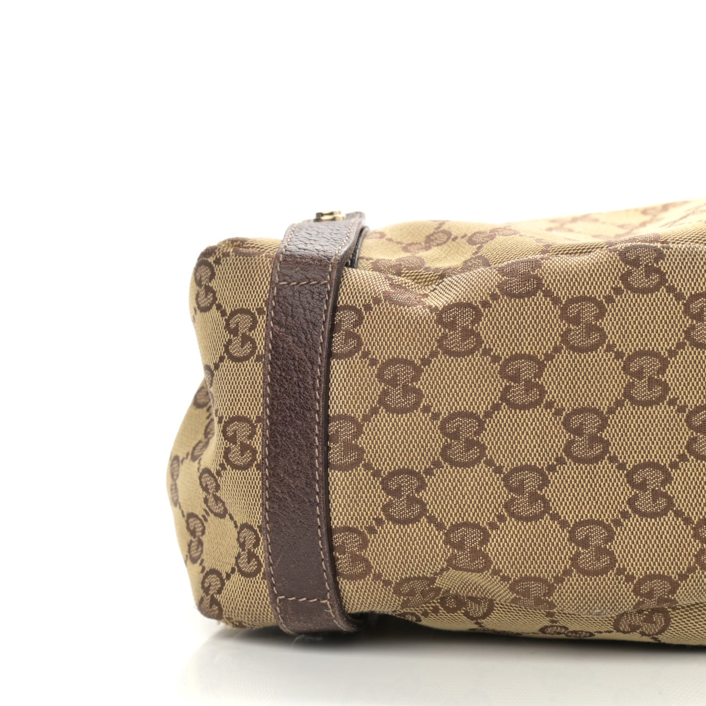 Monogram Medium Abbey Shoulder Bag Dark Brown