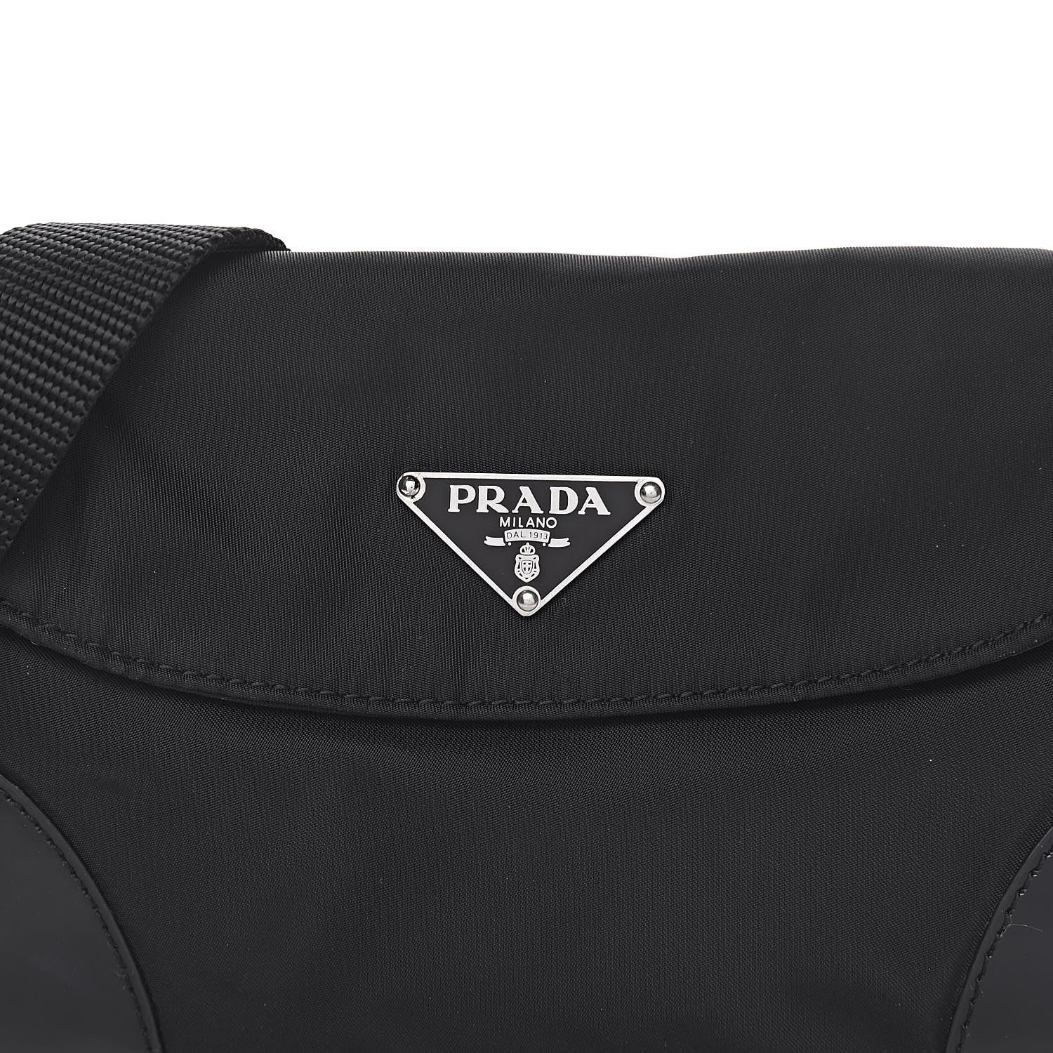 Prada Tessuto Nylon Belt Bag Black 10 of 10