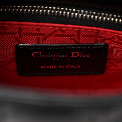 Christian Dior Lambskin Cannage Mini Lady Dior Black 7 of 10
