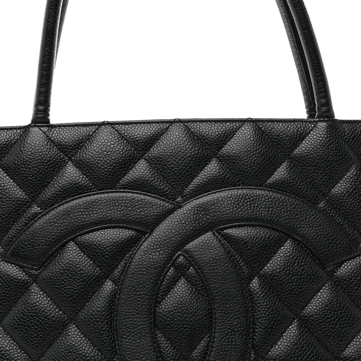 Chanel Caviar Quilted Medallion Tote Black 8 of 10