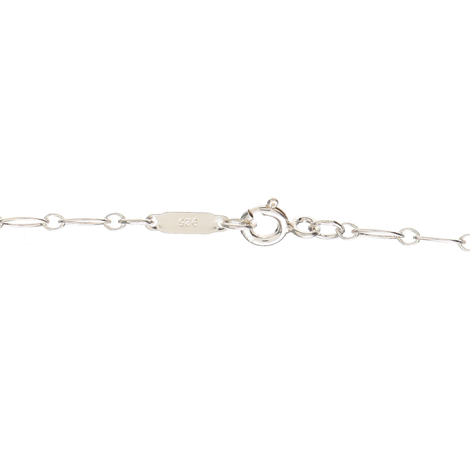 Tiffany Sterling Silver Large Trefoil Key Pendant Necklace 4 of 5