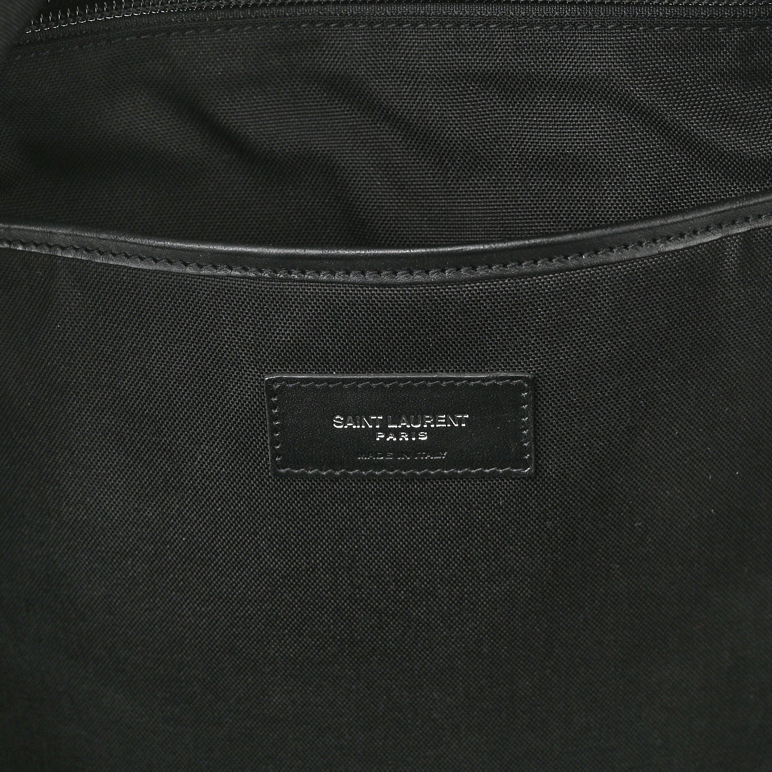 Saint Laurent Canvas City Backpack Black 7 of 12