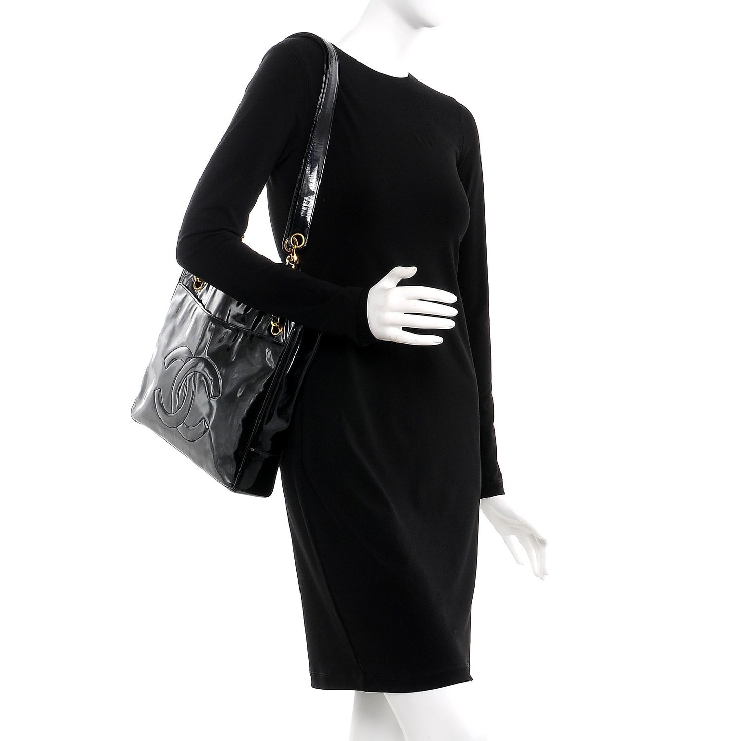 Patent CC Tote Black