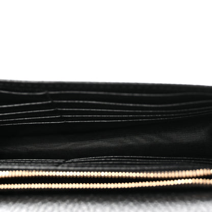 Gucci Dollar Calfskin Interlocking G Chain Wallet Black 5 of 10