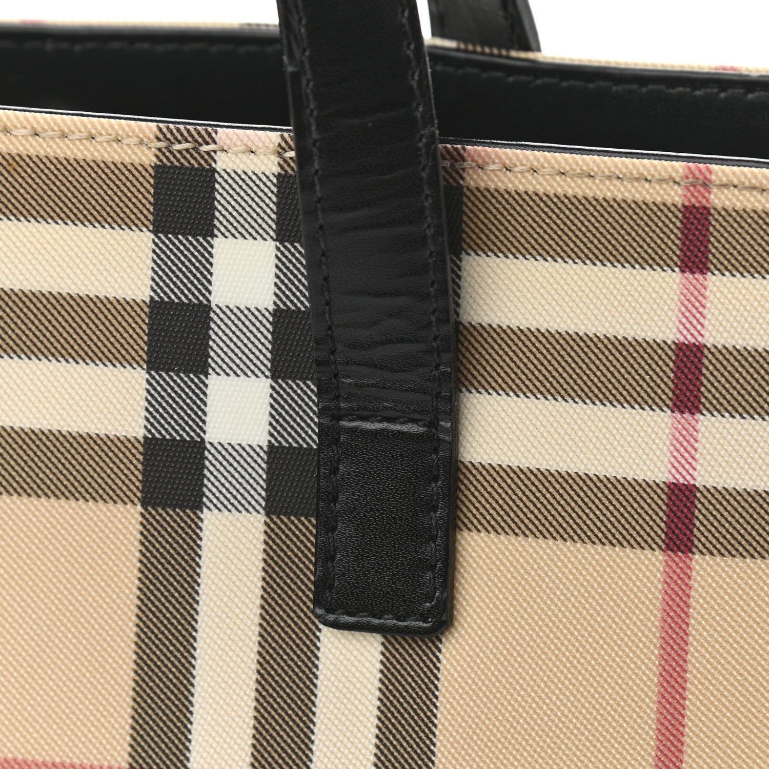 Burberry House Check Medium Tote Black 10 of 11