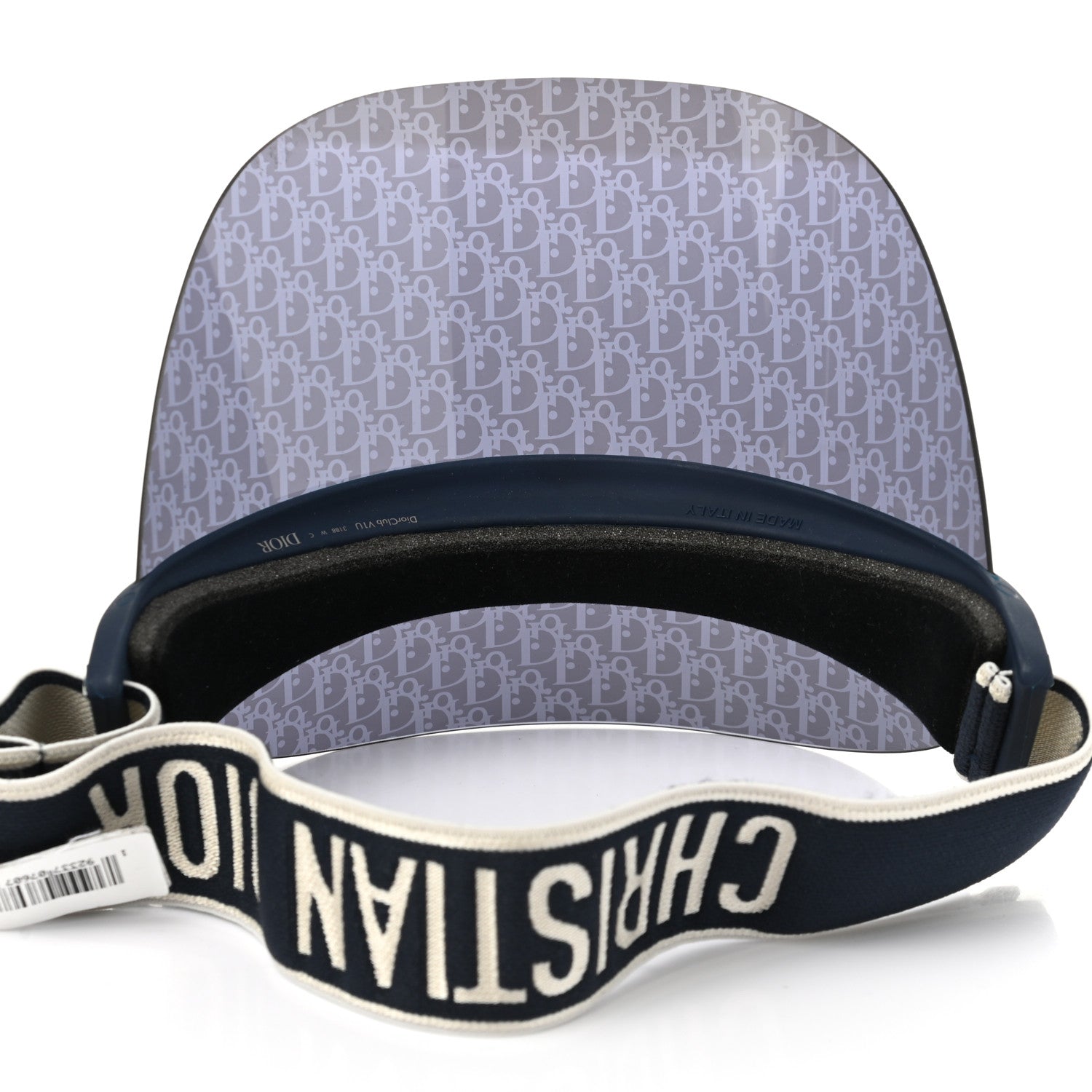 Christian Dior Oblique DiorClub V1U Sun Visor Blue 7 of 9