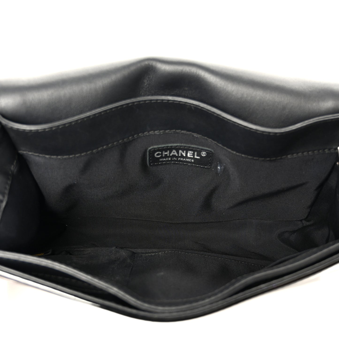 Patent New Medium Boy Reverso Flap Black