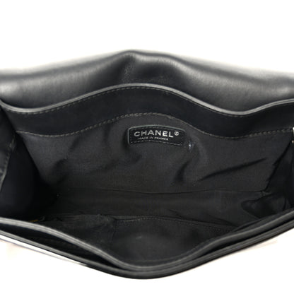 Chanel Patent New Medium Boy Reverso Flap Black 5 of 10