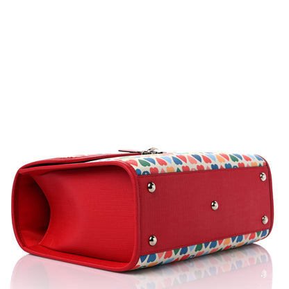 Gucci Coated Canvas Childrens Heart Buckle Top Handle Red 4 of 10
