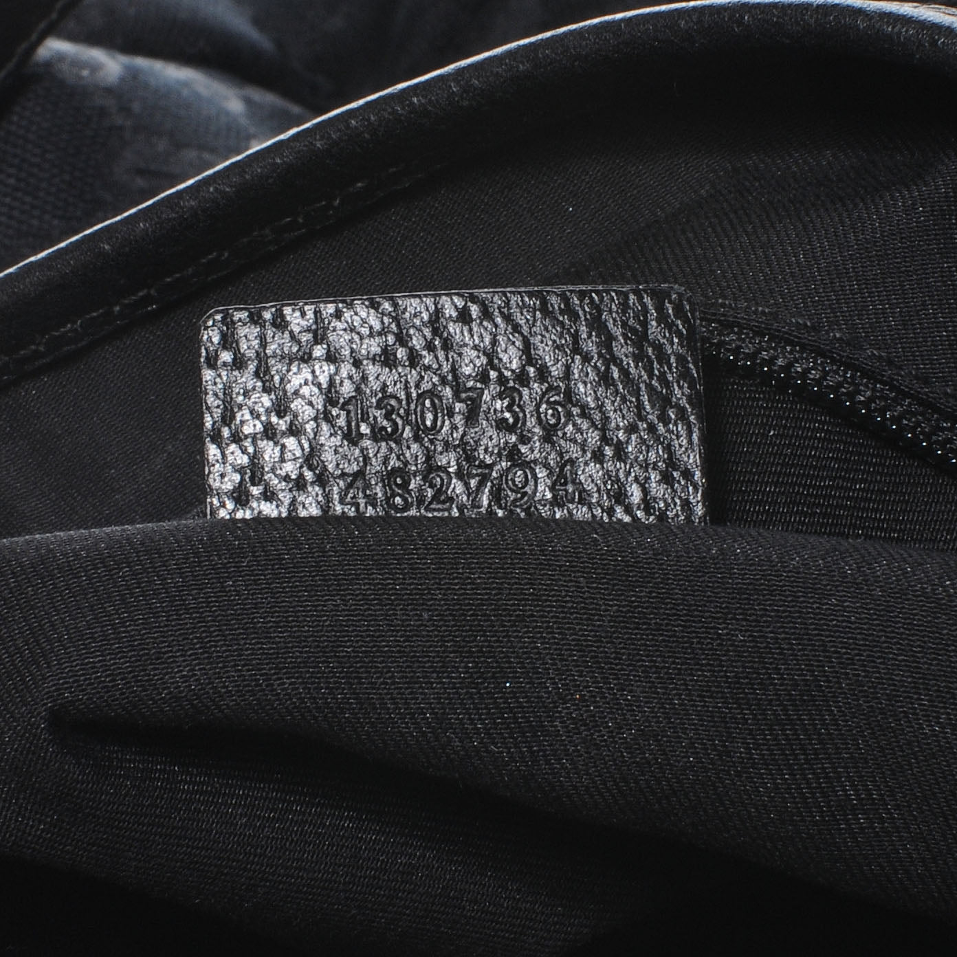 Monogram Medium Abbey Shoulder Bag Black