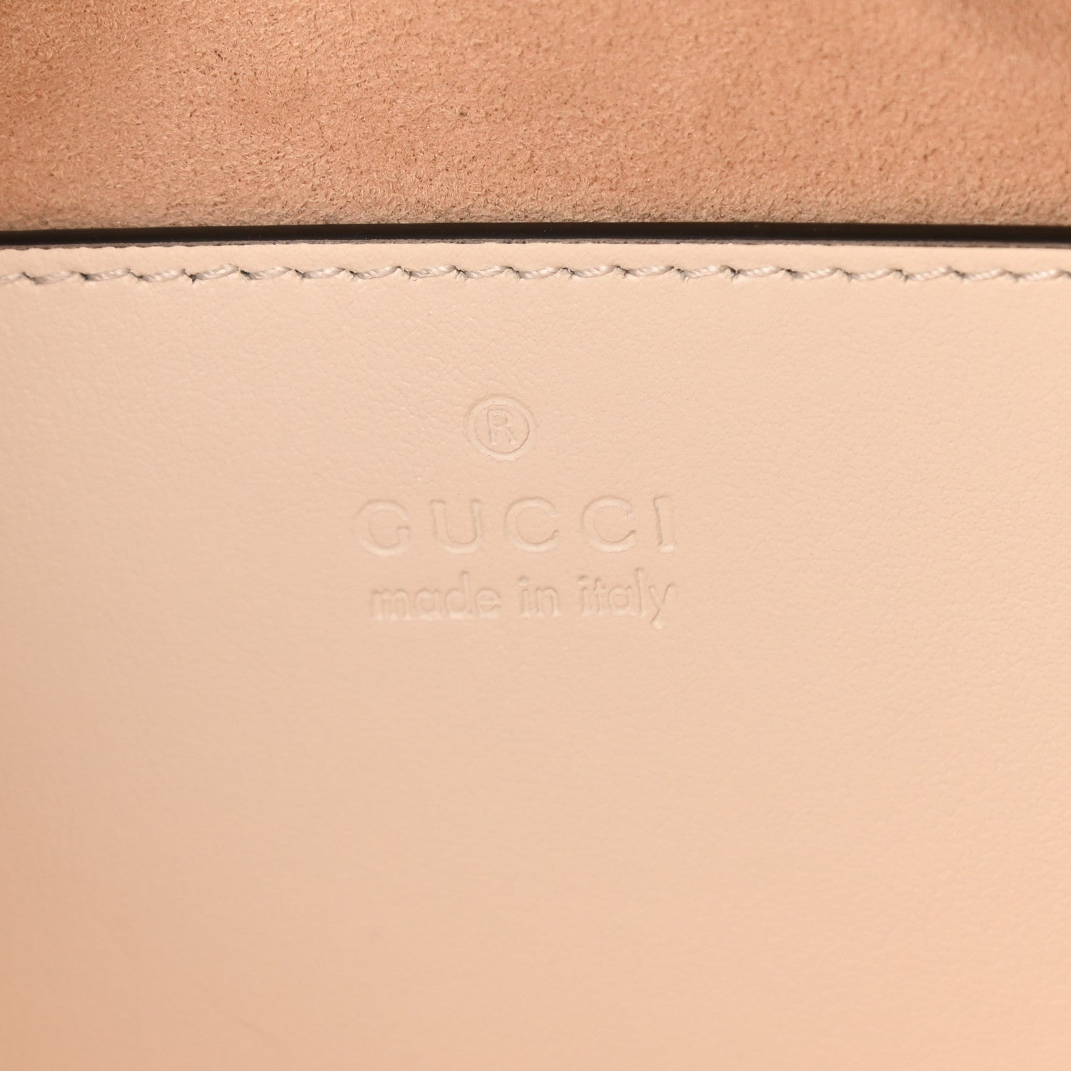 Gucci Calfskin Matelasse Small GG Marmont Chain Shoulder Bag White 6 of 8